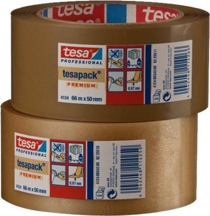 Produktbild tesa tesapack ULTRA STRONG Paketklebeband - PVC Packband für festes Verpacken und sicheres Bündeln (50 mm)