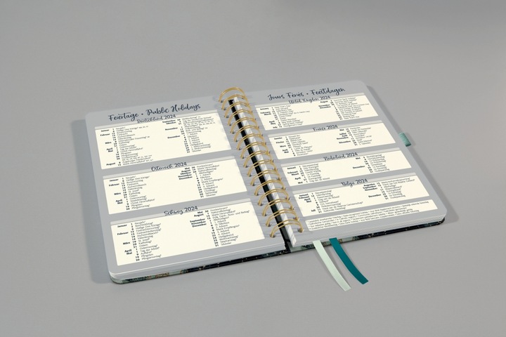 Produktbild Sigel Spiralbuchkalender (A5, Deutsch, Französisch, Englisch, Niederländisch)