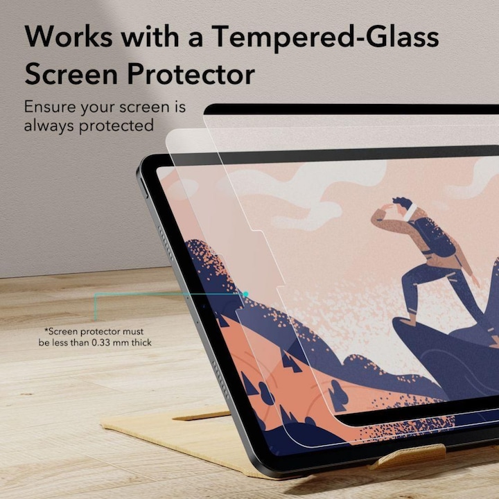 Produktbild ESR PAPER-FEEL - Magnetic Screen (1 Stück, IPad Pro 11)