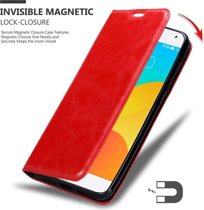 Actual product image Cadorabo Book Invisible Magnet Cover (Meizu MX4)