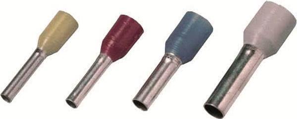 Produktbild Intercable Aderendhülse ICIAE2522 DIN46228T4 25qmm 22mm verzinnt gelb