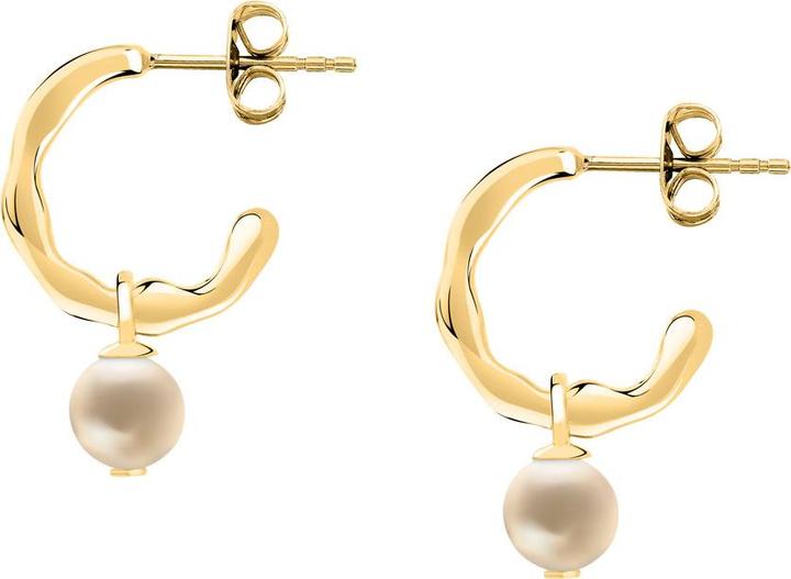Image du produit Morellato - Charming gold-plated 2-in-1 earrings Perla SXU46 (Argent 925)