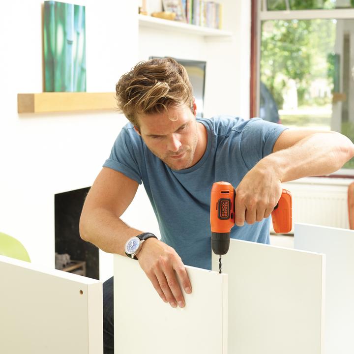 Immagine prodotto Black & Decker Trapano avvitatore a batteria BDCD8K, 7.2V (Trapano elettrico)
