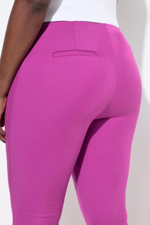 Produktbild Ulla Popken Bengalinhose Sienna, schmales Bein, Stretch, Elastikbund (54)