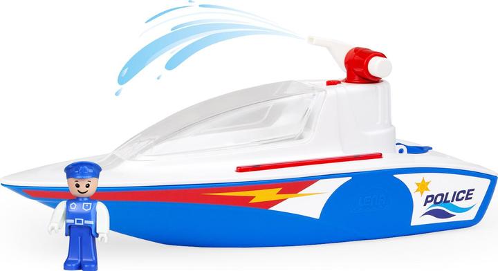 Actual product image Lena Boazz police boat, display box