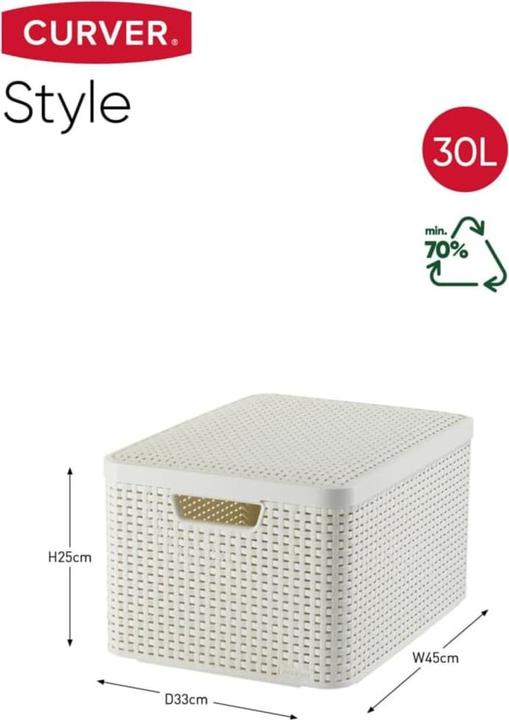 Image du produit Curver Kinsley (45 x 33 x 25 cm, 30 l)