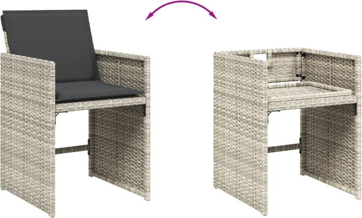 Produktbild vidaXL Garten Essgruppe (330 x 106 x 73 cm)