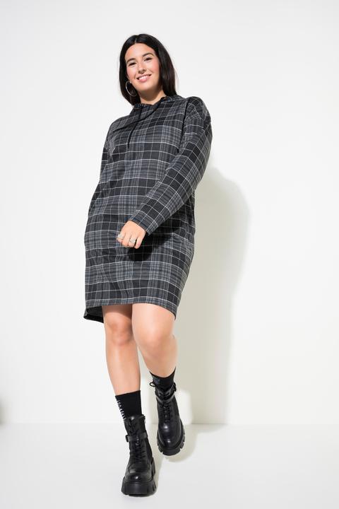 Actual product image Studio Untold Plaid Hooded Dress (54)