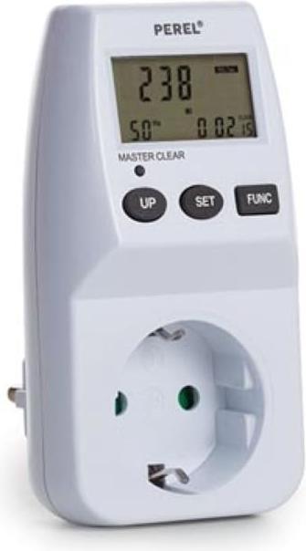 Produktbild Perel ENERGIEKOSTEN-MESSGERÄT - 230 V - 16 A - SCHUTZKONTAKT (DEUTSCHES SYSTEM)