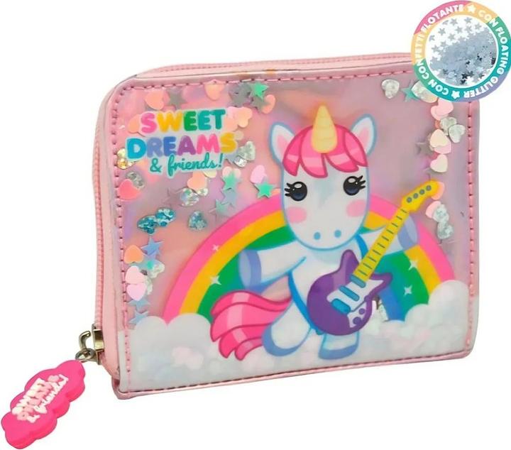 Actual product image Kids Licensing Licorne wallet glitter
