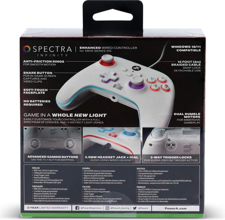 Produktbild PowerA Spectra Infinity Enhanced Wired Controller für Xbox Series X (Xbox Series X, Xbox Series S)