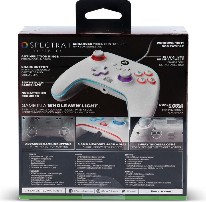 Produktbild PowerA Spectra Infinity Enhanced Wired Controller für Xbox Series X (Xbox Series X)