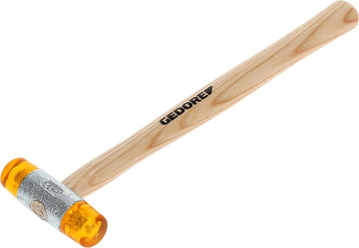 Actual product image Gedore Plastic mallet, Ø 22 mm, Replaceable heads made of cellulose acetate, Robust ash handle (157 g)
