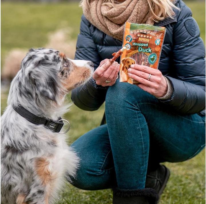 Actual product image Nobby StarSnack Barbecue Wrapped Duck (Adult, 6 pcs., 400 g)