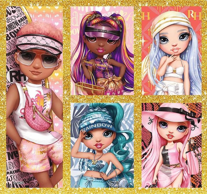 Produktbild Trefl 10in1 Rainbow High Fashion-Puppenkollektion (35 Teile)