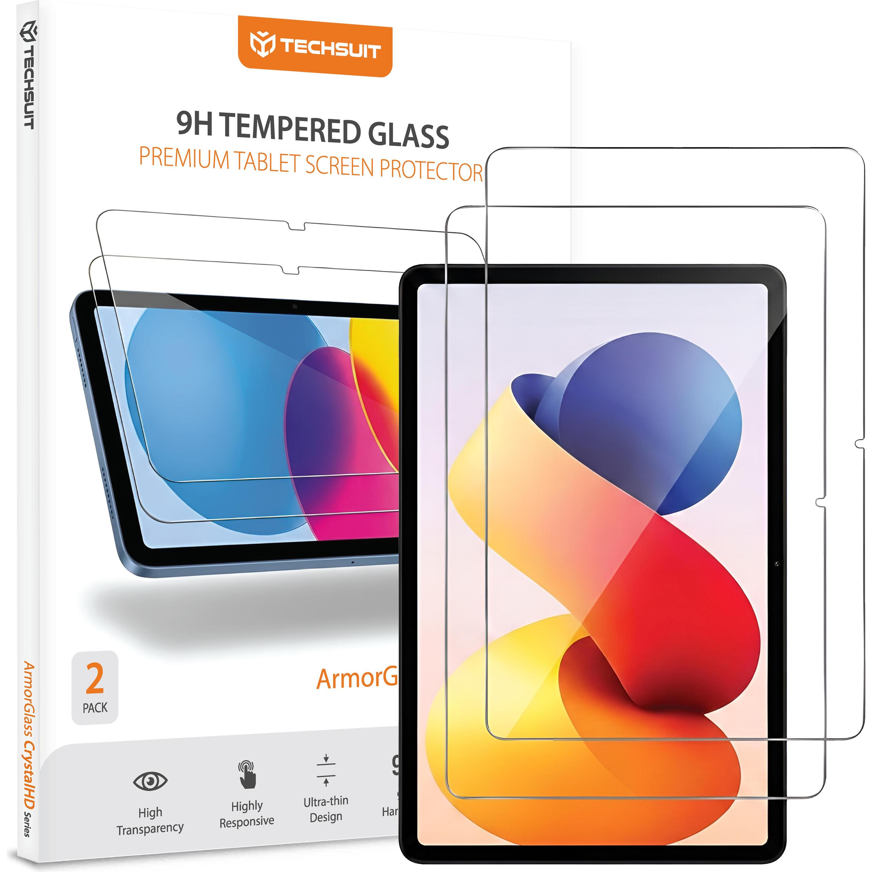 Techsuit - ArmorGlass CrystalHD (2 pack) - Xiaomi Redmi Pad 2 Pro - Clear (2 pz., Xiaomi Redmi Pad 2 Pro), Pellicola tablet