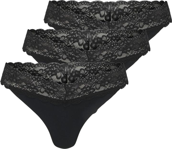 Produktbild Only CARCHLOE 3er-pack G-String G-String (42, 3er Pack)
