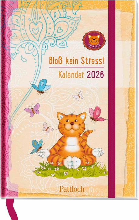Produktbild Taschenkalender 2026: Om-Katze: Bloss kein Stress! (A6, Deutsch)