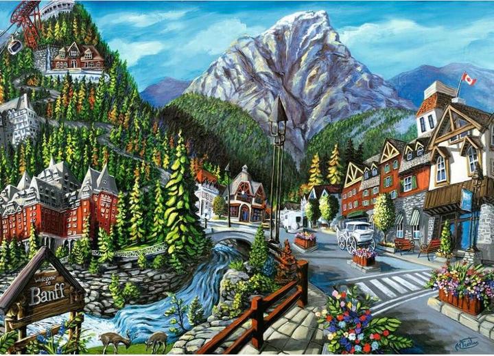 Actual product image Ravensburger 2D 1000 vnt. - Banfas (1000 pieces)
