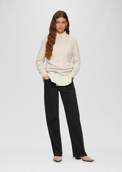 Immagine prodotto S.Oliver Strickpullover Flauschiger Pullover mit Zopfmuster (M)