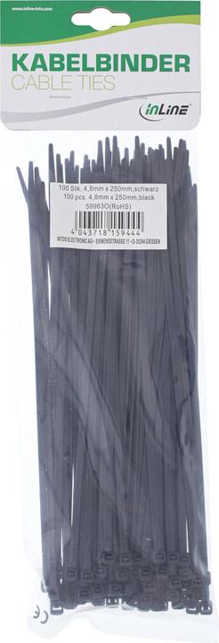 Actual product image InLine Cable tie (Plastic cable ties, 250 mm, 100 pcs.)