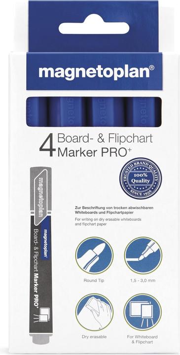 Produktbild Magnetoplan Board- und Flipchartmarker (4x)