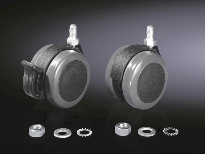 Actual product image Rittal Twin castors Type: M12 x 20 4 pc(s)