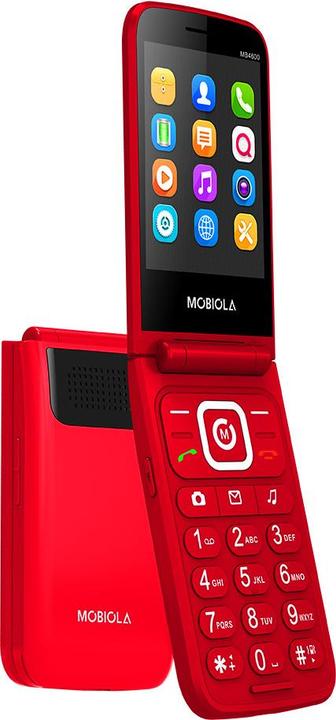 Produktbild Mobiola Gsm-Telefon Flip Rot Telefon Für Senioren Mb4600 4g