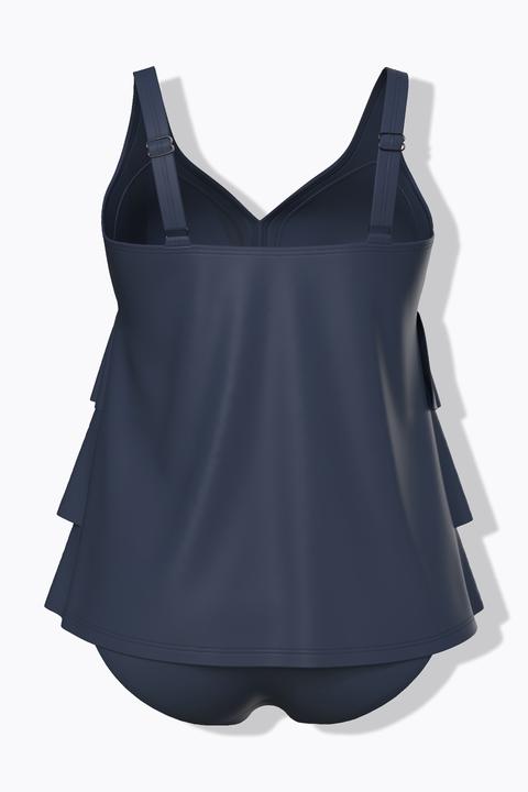 Immagine prodotto Ulla Popken Tankini con coppe morbide, volant e materiale riciclato (44)