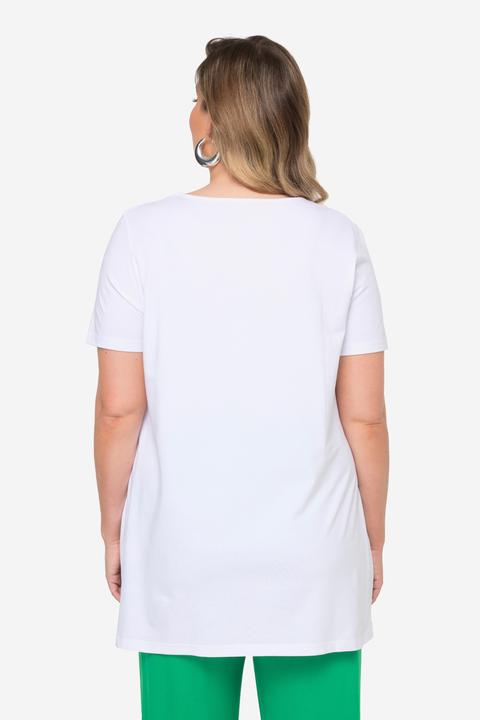 Immagine prodotto Miamoda T-Shirt, lang, TROPICAL Motiv, Rundhals, Halbarm (48)