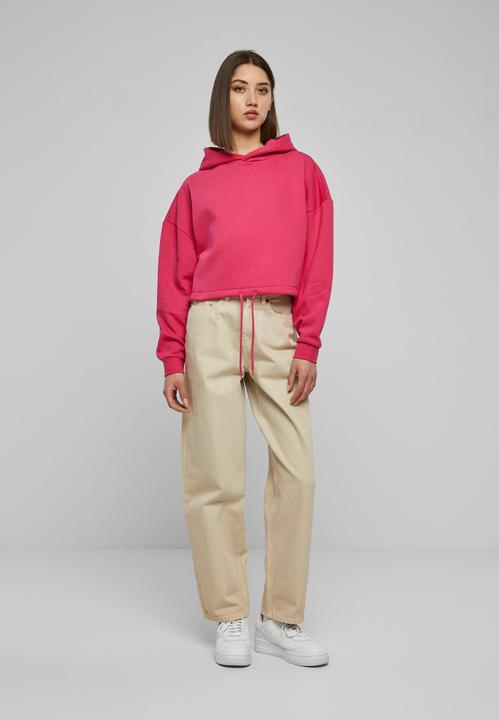 Actual product image Urban Classics Ladies Cropped Oversized Hoodie - 117649 (L)