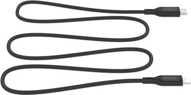 Actual product image Zagg Mophie Essentials Lightning to USB-C Cable 1m - Black (1 m, USB 2.0)