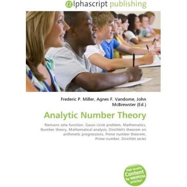 Analytic Number Theory, Fachbücher von Agnes F. Vandome, Frederic P. Miller, John McBrewster