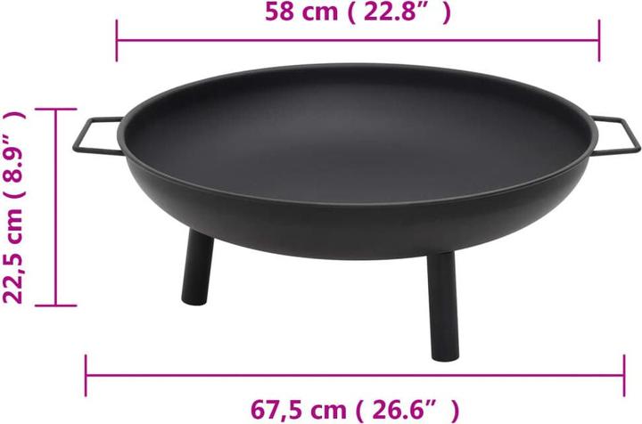 Immagine prodotto vidaXL Feuerstelle (58 cm)
