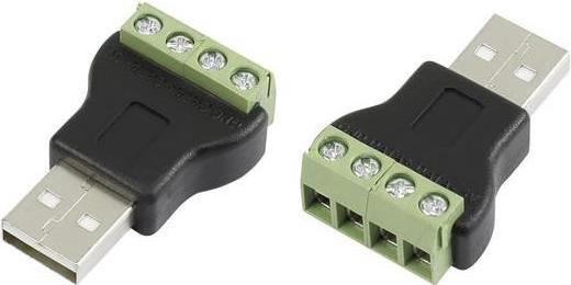 Image du produit RS PRO Connecteur USB A mâle / 1.5A, montage sur câble