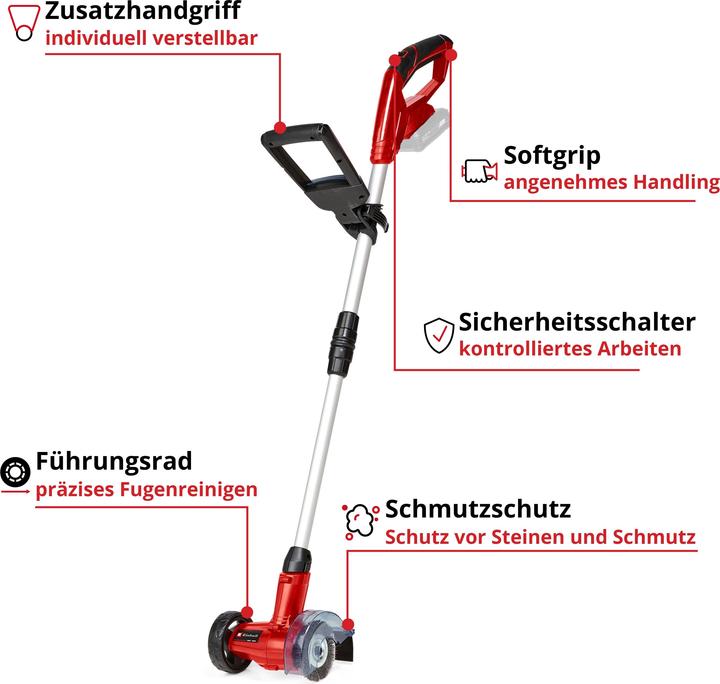 Actual product image Einhell Akku-Fugenreiniger GC-CC 18 Li Kit (1x 4,0 Ah)