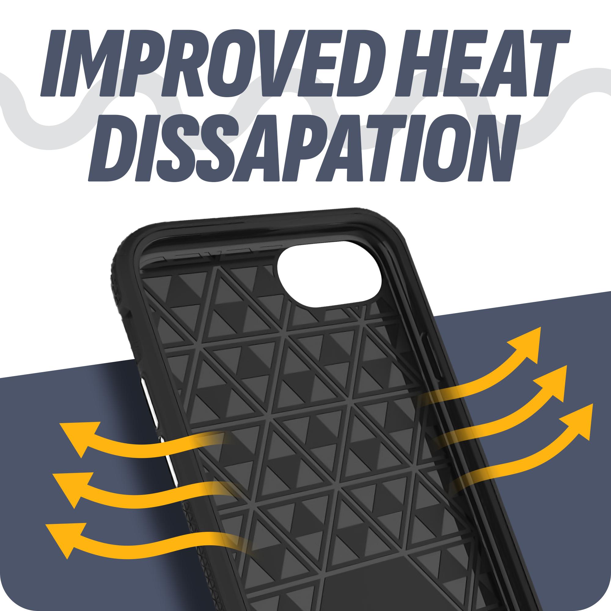 Thumbnail - Cazy Robuste Strukturhülle für iPhone 15 Plus, TPU und PC Material, Mag-Unterstützung, Rutschfeste Textur (Apple iPhone ...