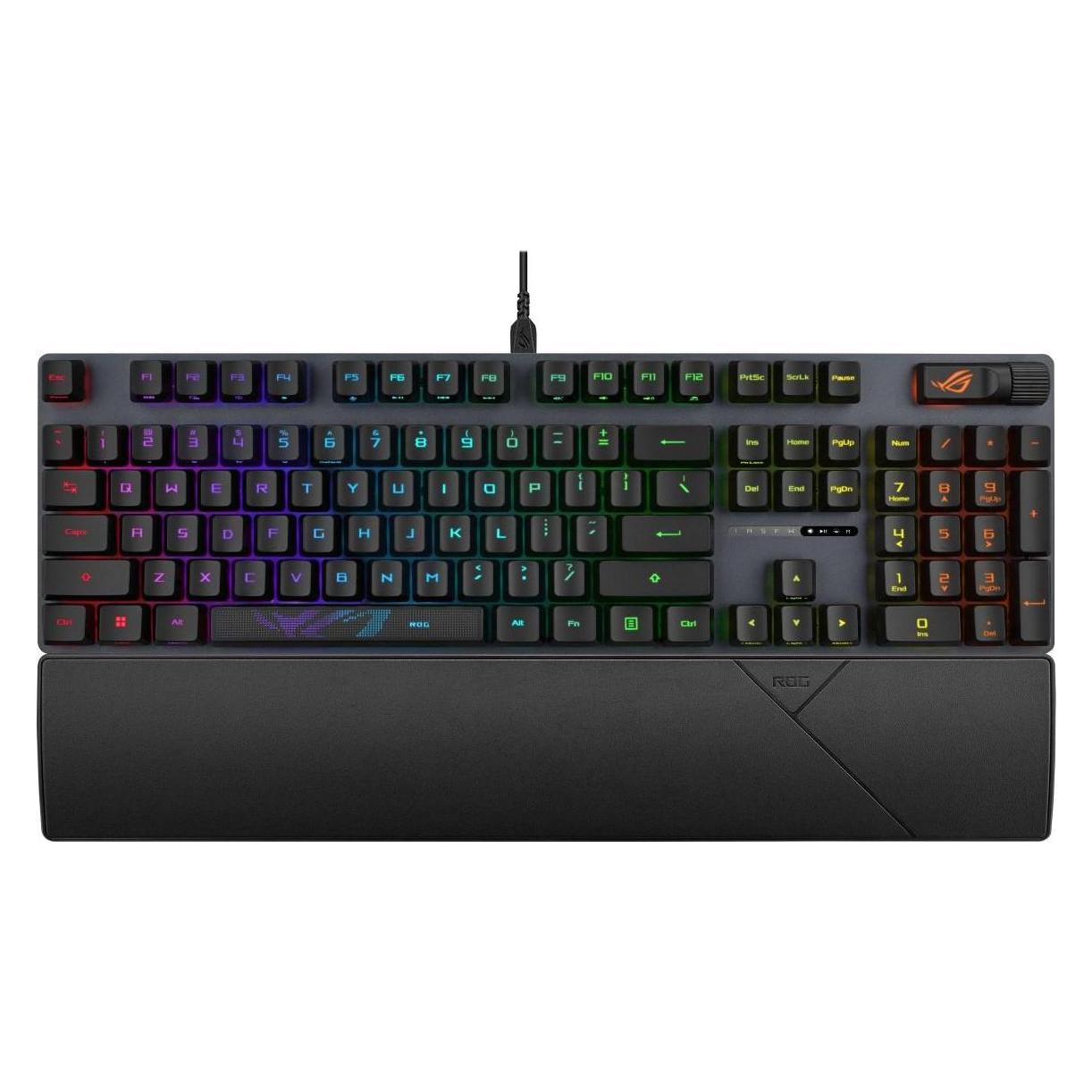 ASUS ROG Strix Scope II (DE, Kabelgebunden), Tastatur, Schwarz