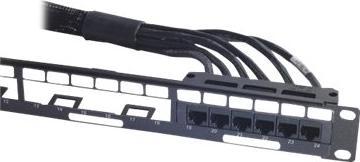 Produktbild APC Data Distribution Cable, UTP CMR 6xRJ-45 () (U/UTP, CAT6, 1.50 m)
