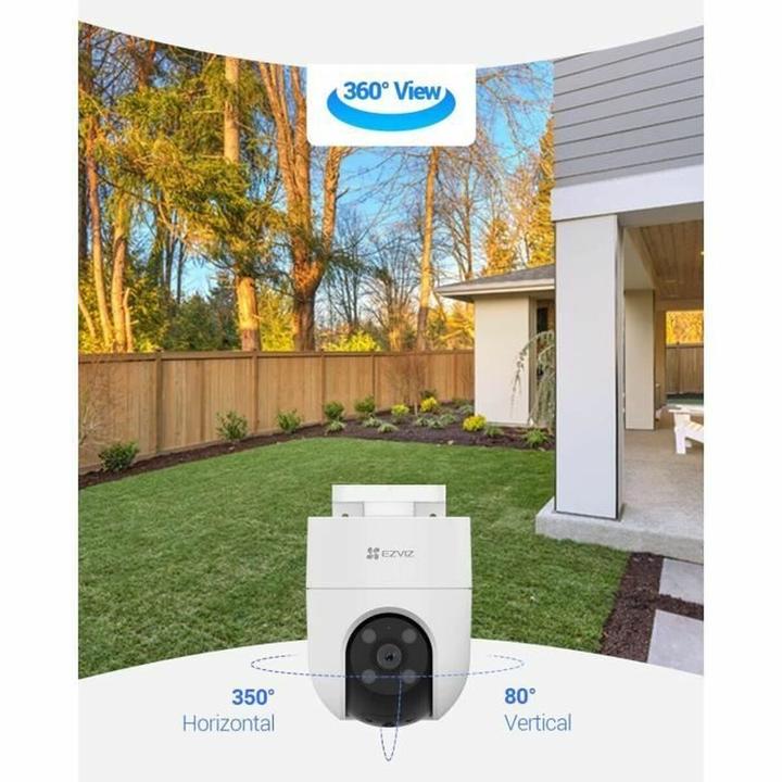 Immagine prodotto EZVIZ Telecamera wireless Wi-Fi H8C, 1080p, DOME PT, F4 mm, controllata, IP65 (1920 x 1080 Pixels)
