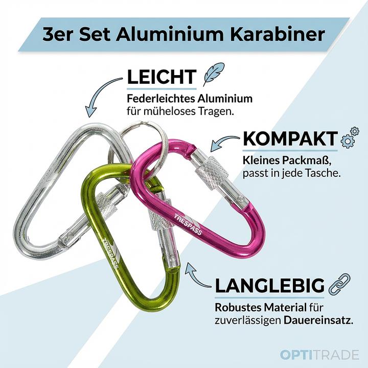 Actual product image Trespass LOCK X - Keyring Set