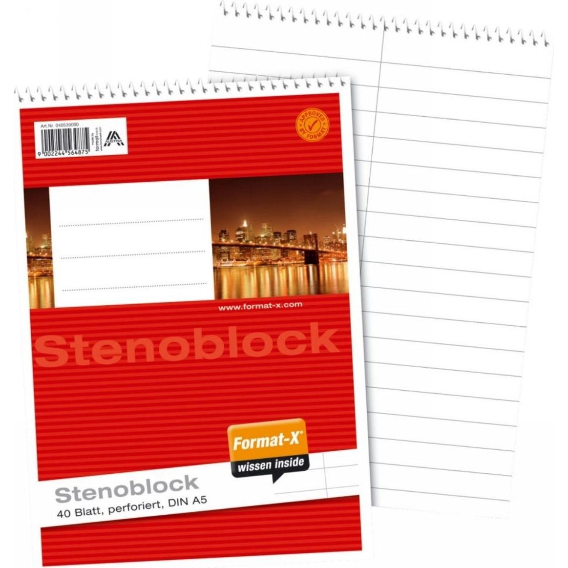 Thumbnail - Ursus, Heft + Block, Stenoblock (A5, Kariert)