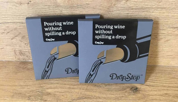 Actual product image Drop Stop Gold (Wine pourer)