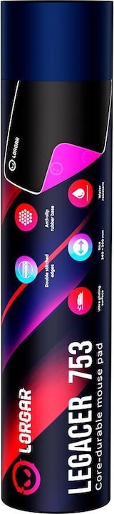 Produktbild Lorgar Legacer 753, mouse pad, size M, black (M)