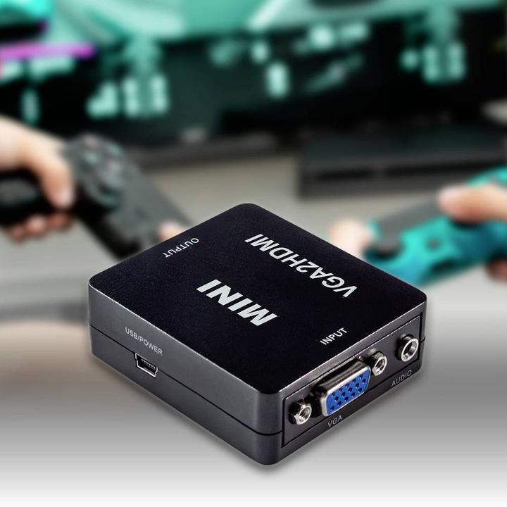 Image du produit Maxtrack CS40L Adaptateur VGA / HDMI (1x VGA femelle, prise jack 3.5 mm - 1x HDMI (HDMI, VGA)
