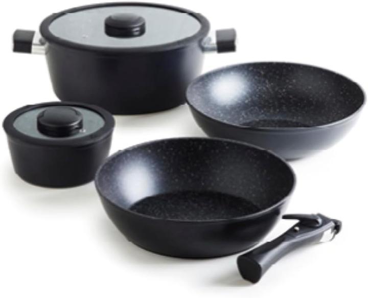 Productafbeelding Evok Qulinart by Brandt 194-025 Topf-Set 5teilig (Koekenpan, Aluminium)