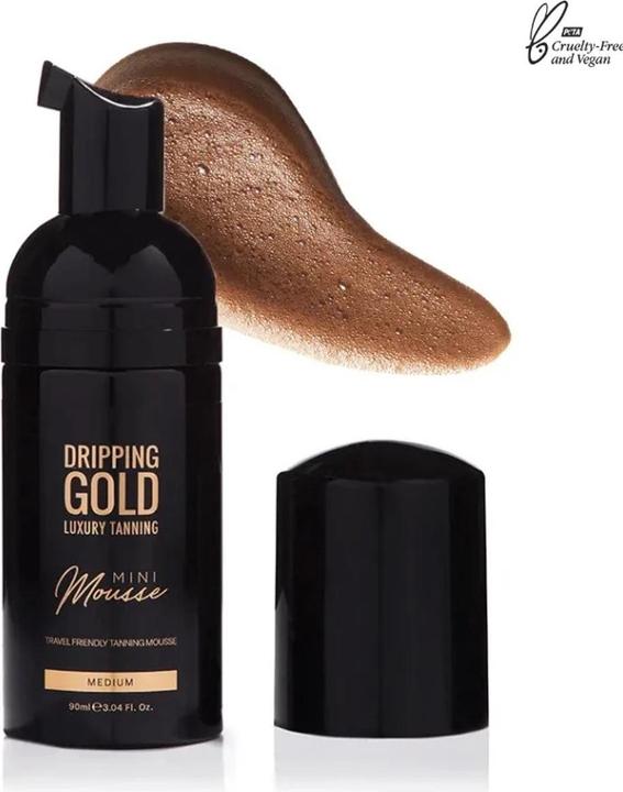 Actual product image Sosu Dripping Gold - Travel self-tanning foam Medium ( Mini Mousse) 90 ml (Self tanning foam, 90 ml)