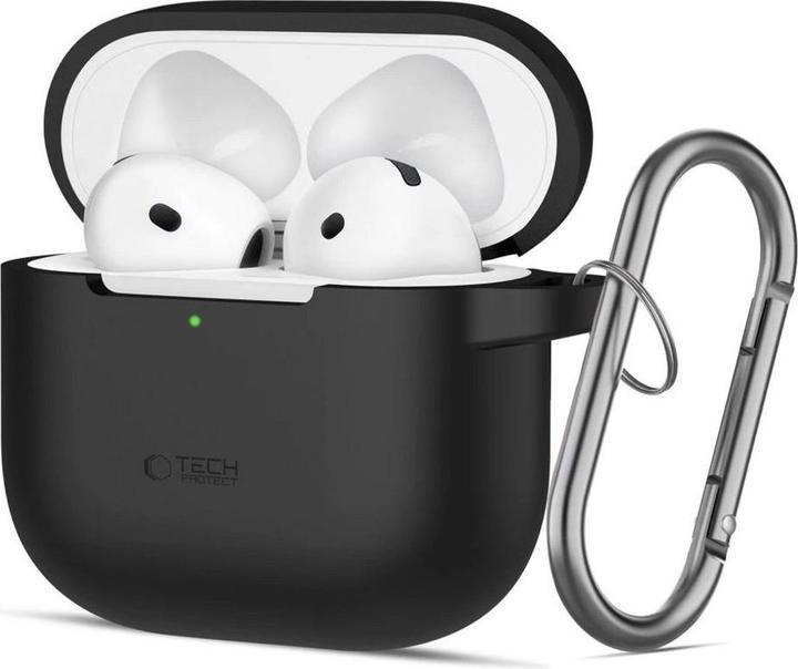 Tech-Protect AIRPODS 4 SILICONE HOOK Case (Kopfhörer Hülle)
