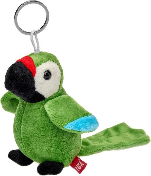 Beppe Grüner Ara Papagei Schlüsselanhänger 11cm
