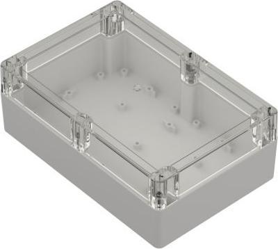 Produktbild RS PRO Universalgehäuse Polycarbonat Hellgrau IP65 Breite 210 mm Höhe 75 mm Länge 140 mm
